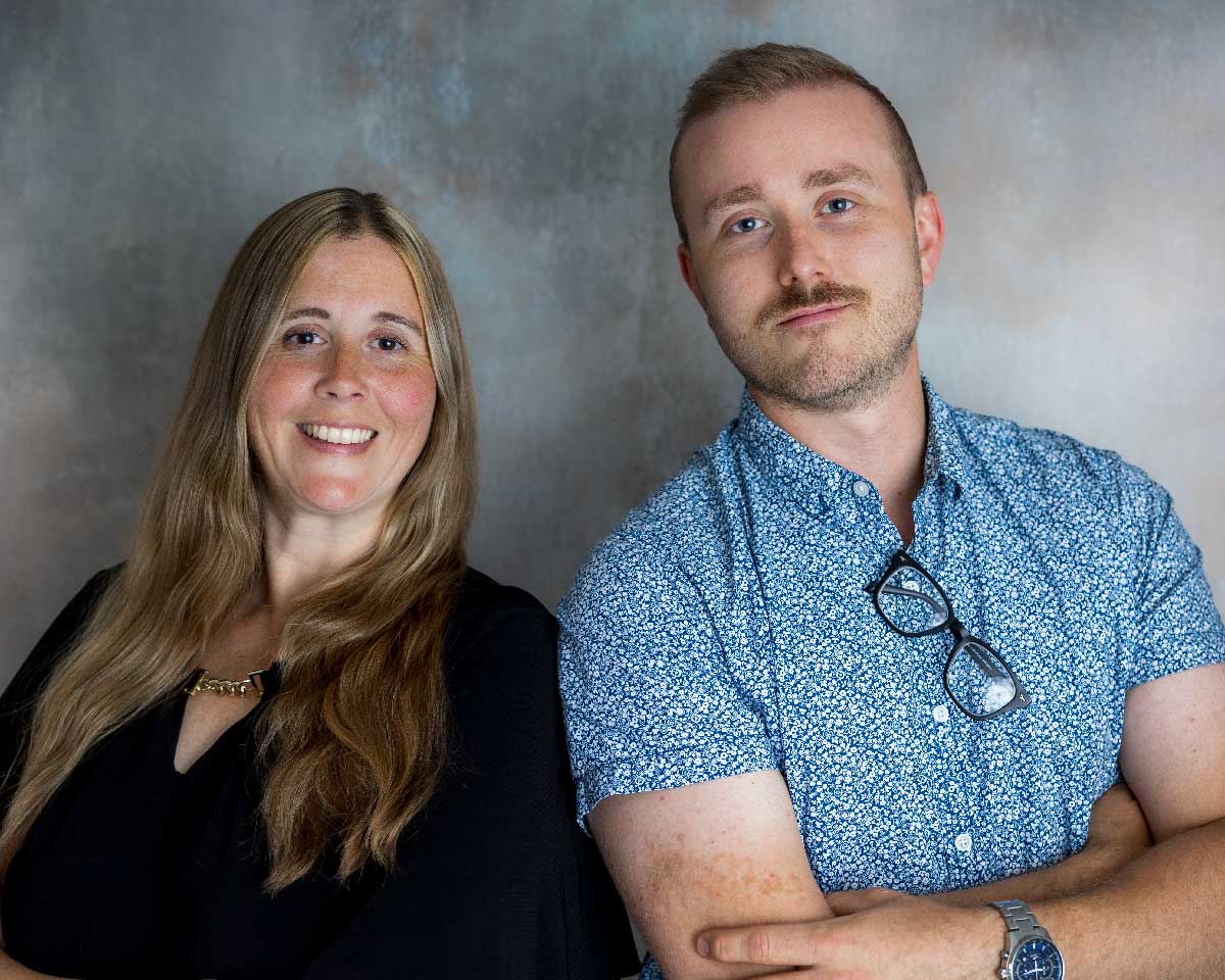 Stephanie and Sebastian, the sibling team behind Clarnex Web
